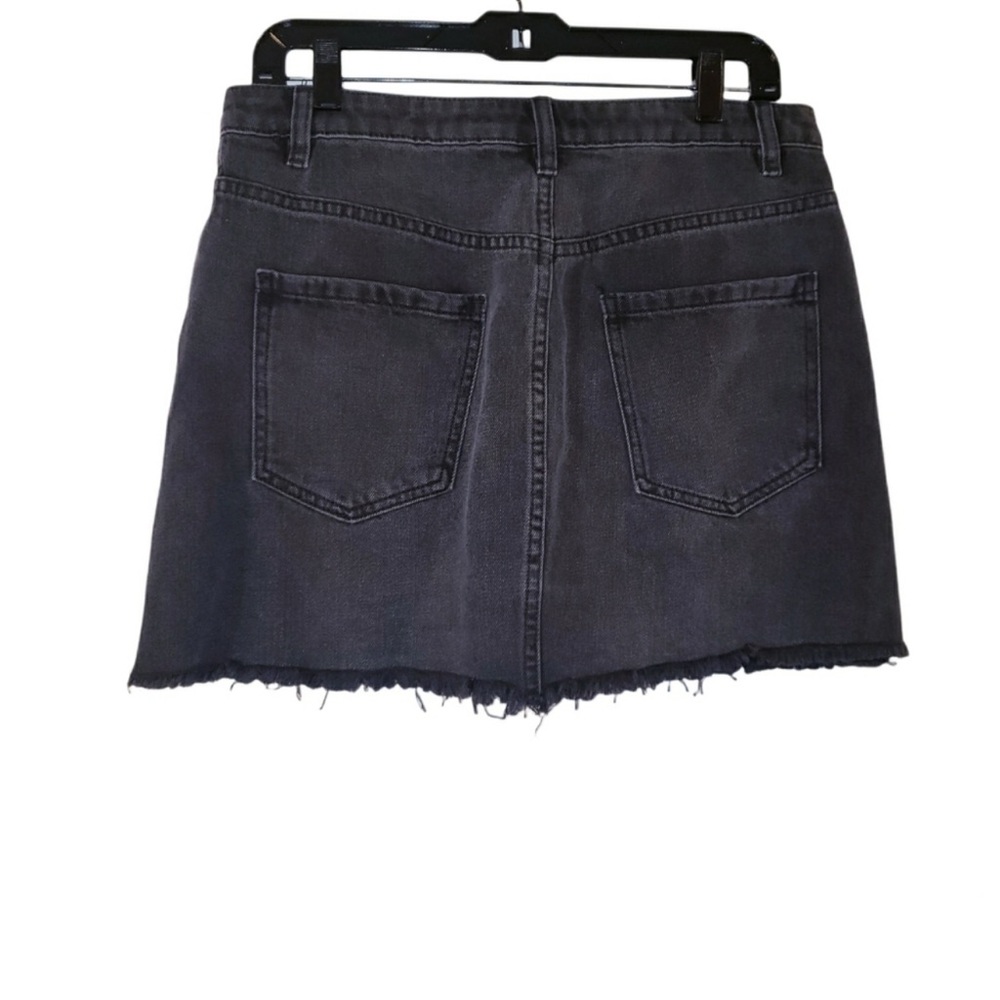 Free People Black Jean Skirt - Picture 2 of 5